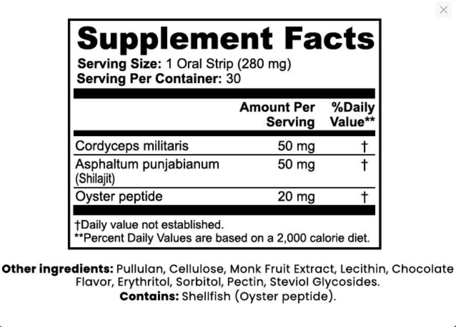 Libido Support Strips